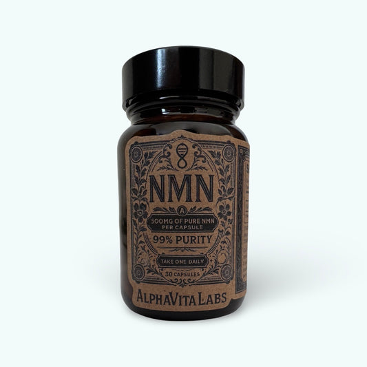 Buy NMN UK – AlphaVita NMN 99.9% Pure Beta-Nicotinamide Mononucleotide (30 Capsules)