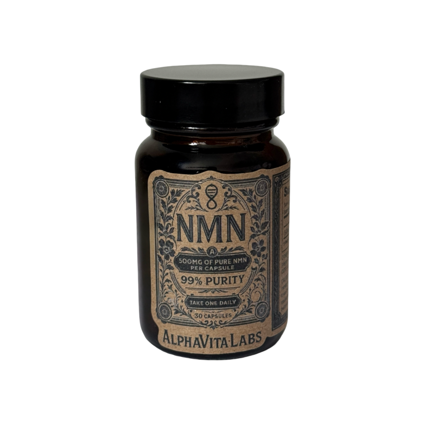 AlphaVita Labs NMN 500mg – 99.9% Pure Beta-Nicotinamide Mononucleotide Capsules UK